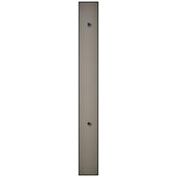 GARDEROBENPANEEL  in 16/140/5 cm  - Fango/Anthrazit, Design, Holzwerkstoff (16/140/5cm) - Dieter Knoll