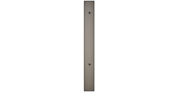 GARDEROBENPANEEL in 16/140/5 cm - Fango/Anthrazit, Design, Holzwerkstoff (16/140/5cm) - Dieter Knoll