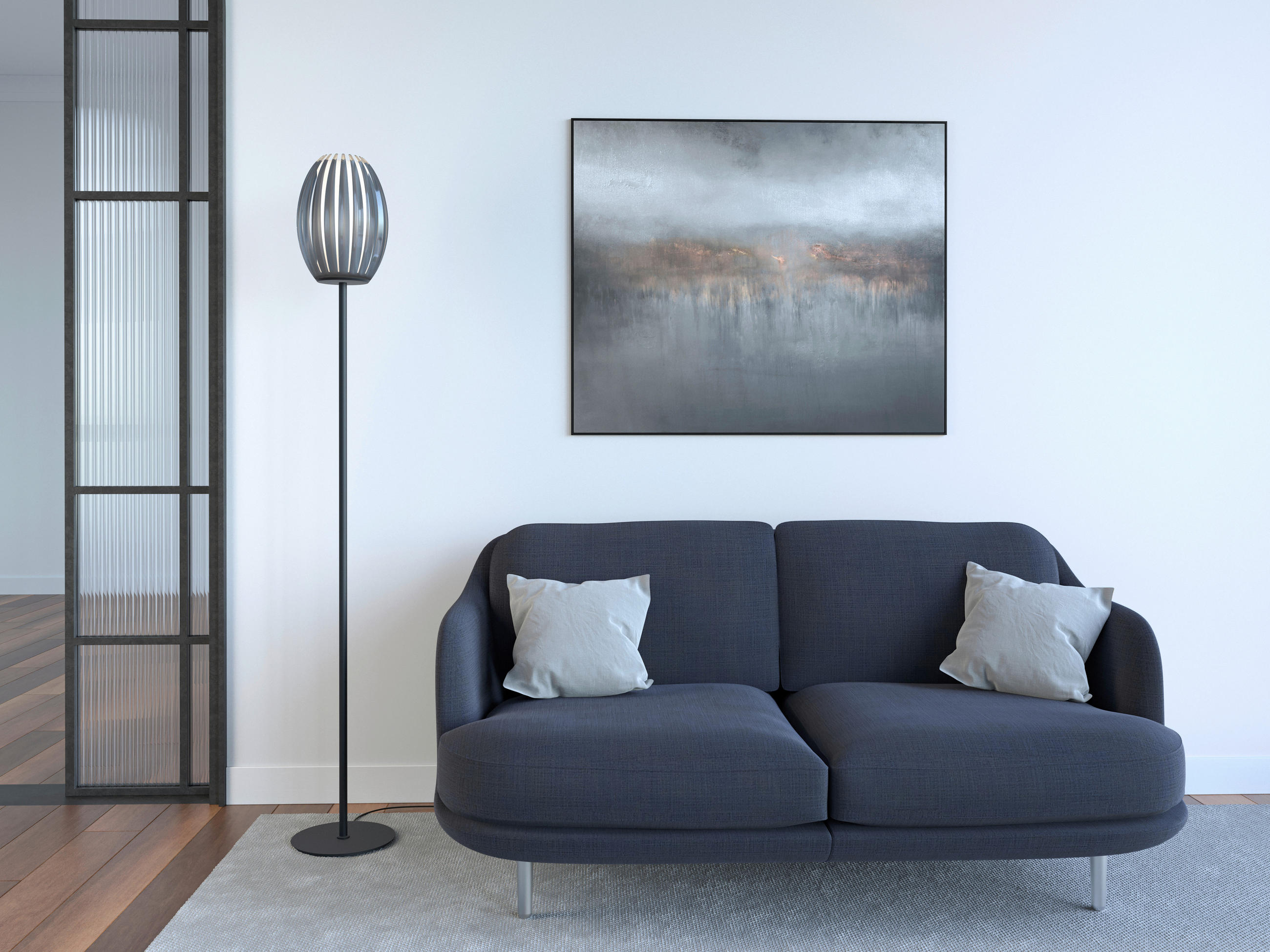 STEHLEUCHTE 25/165 cm    - Dunkelbraun/Schwarz, Design, Kunststoff/Metall (25/165cm) - Belid
