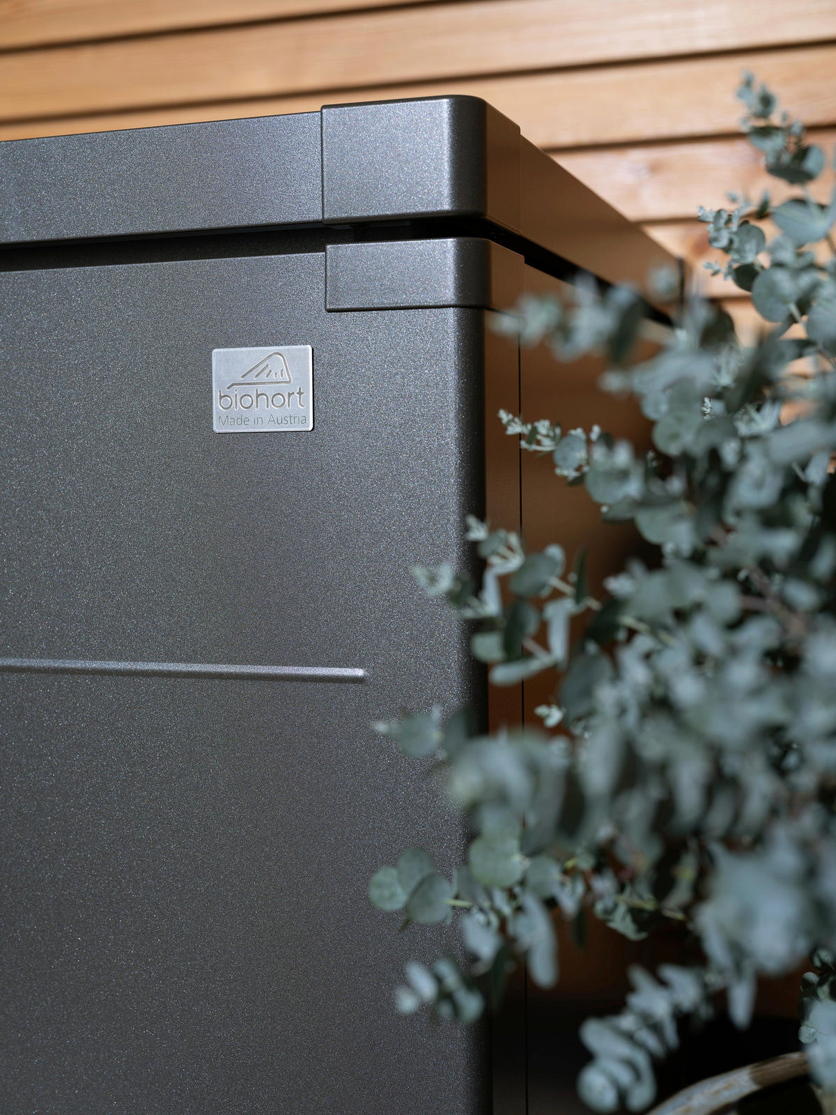 KISSENBOX 207/81/80 cm  - Dunkelgrau, Basics, Metall (207/81/80cm) - Biohort