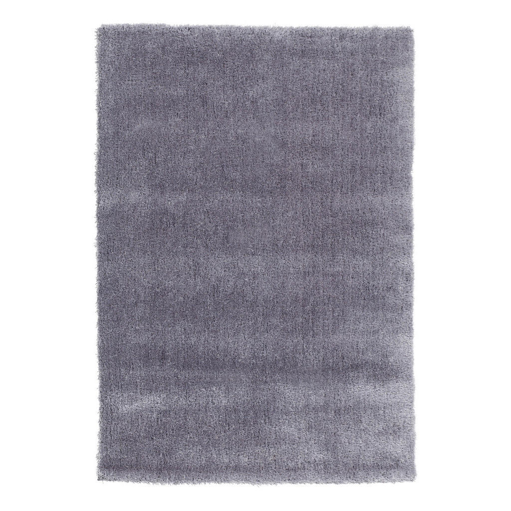 Hochflor Teppich Silberfarben Shaggy 200x300 Cm