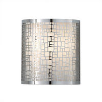 WANDLEUCHTE - Chromfarben, Design, Metall (20.2/22.9/10.2cm) - Elstead Lighting