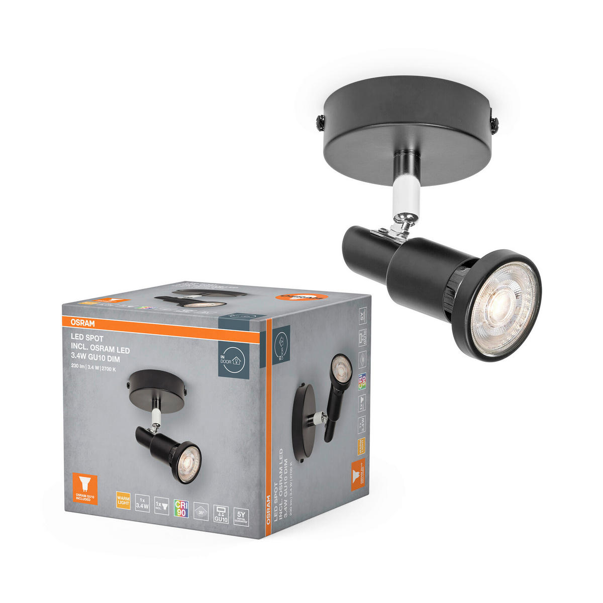 LED-STRAHLER 8/8/13 cm   - Basics (8/8/13cm) - Osram