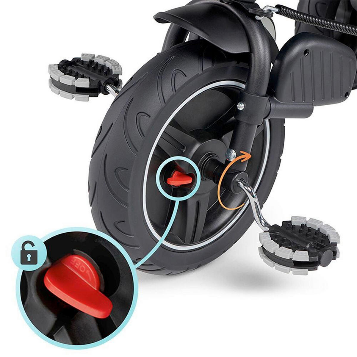 TRICIKL  SPINSTEP  - Basics, drvo/metal (51/108/106cm) - Kinderkraft