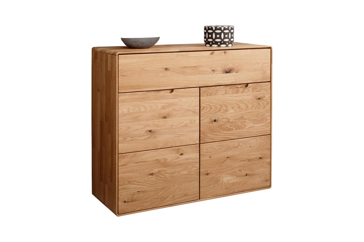 KOMMODE , 100/91/40 cm, 1 Schublade(n)  - Wildeiche, Design, Holz (100/91/40cm) - Livetastic