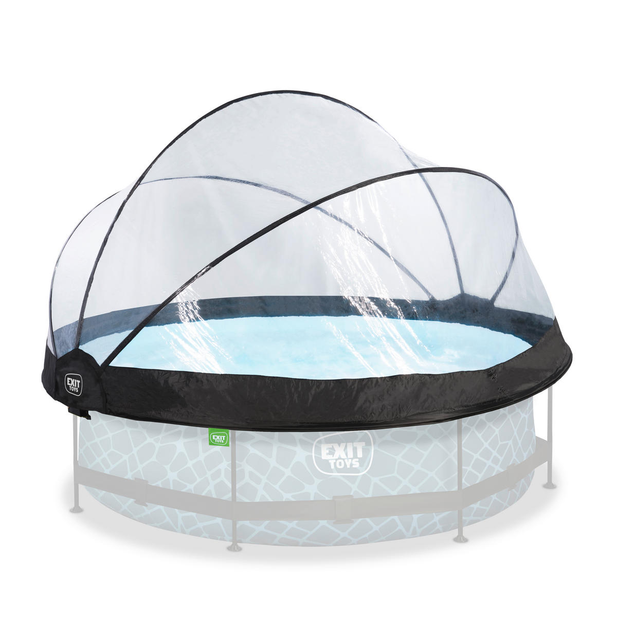 POOLTAK - transparent, Klassisk, metall/plast (320/175cm) - EXIT Toys