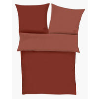 WENDEBETTWÄSCHE 2-teilig 5004 Satin Makosatin 140/200 cm  - Bordeaux/Rot, KONVENTIONELL, Textil (140/200cm) - Bugatti