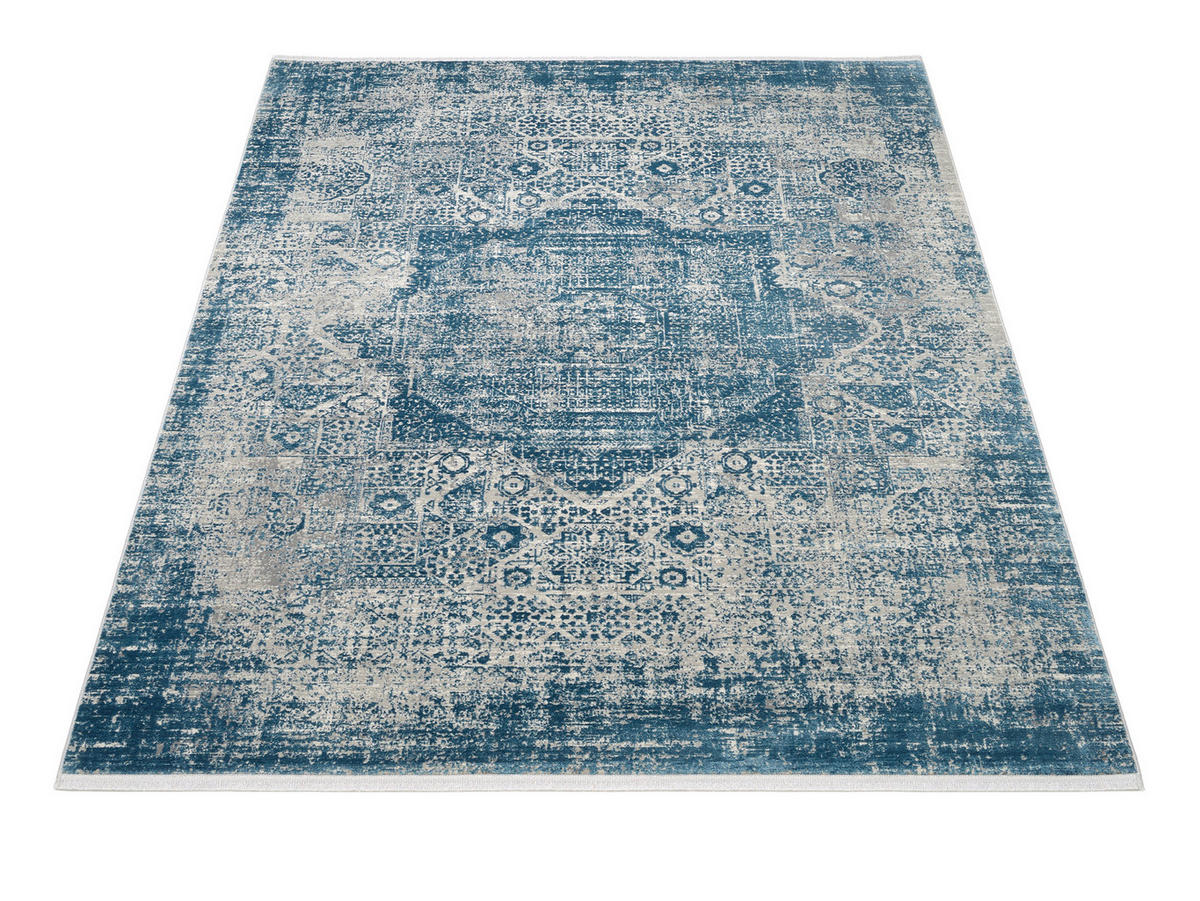 WEBTEPPICH 240/340 cm Tesoro Blau  - Blau, Design, Textil (240/340cm) - Dieter Knoll