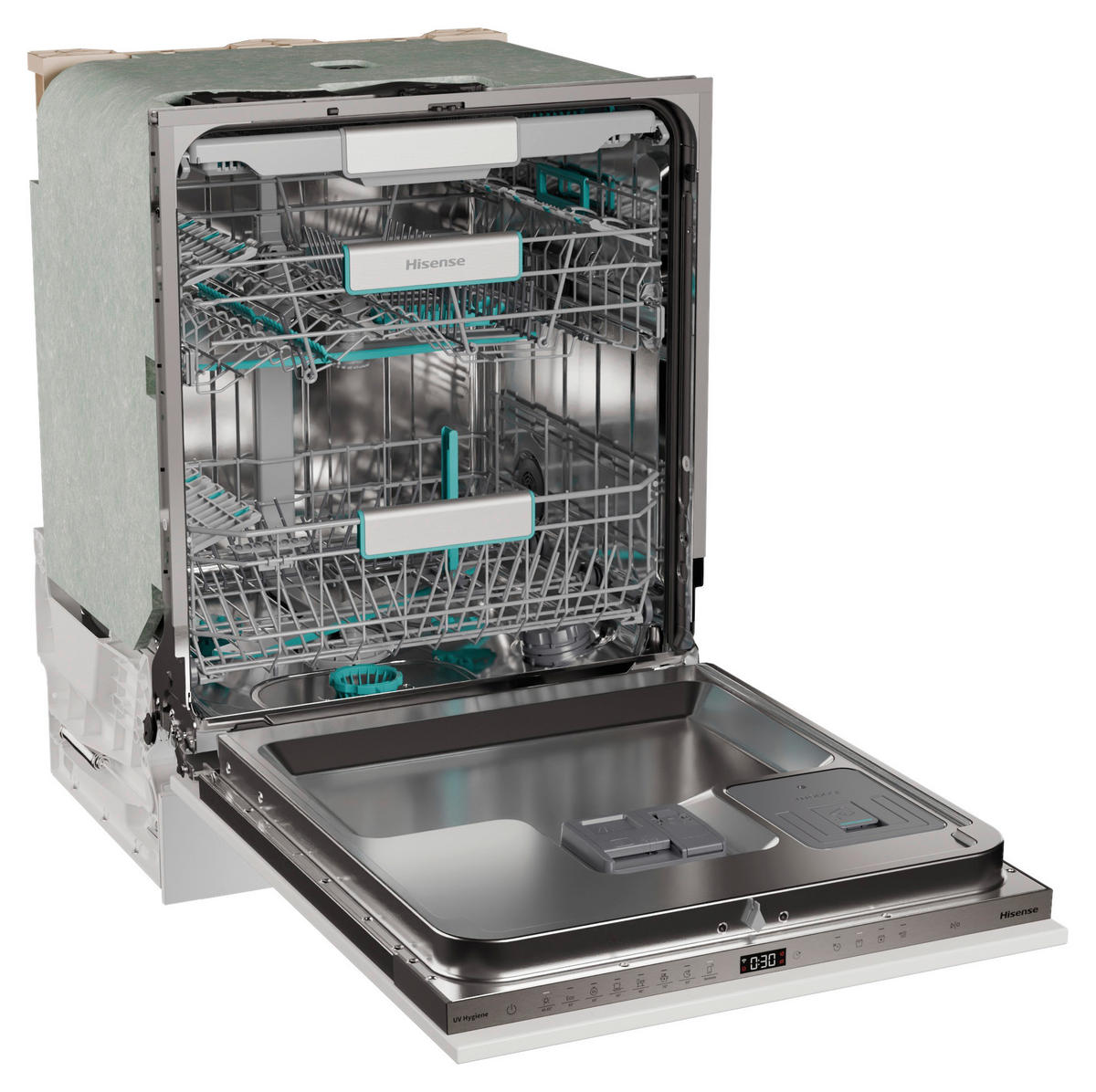 GESCHIRRSPÜLER HI8432BSCWF  - Edelstahlfarben, Basics, Metall (64/88/66,5cm) - Hisense
