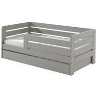KINDER-/JUNIORBETT 70/140 cm  in Grau  - Kieferfarben/Grau, MODERN, Holz/Holzwerkstoff (70/140cm) - MID.YOU
