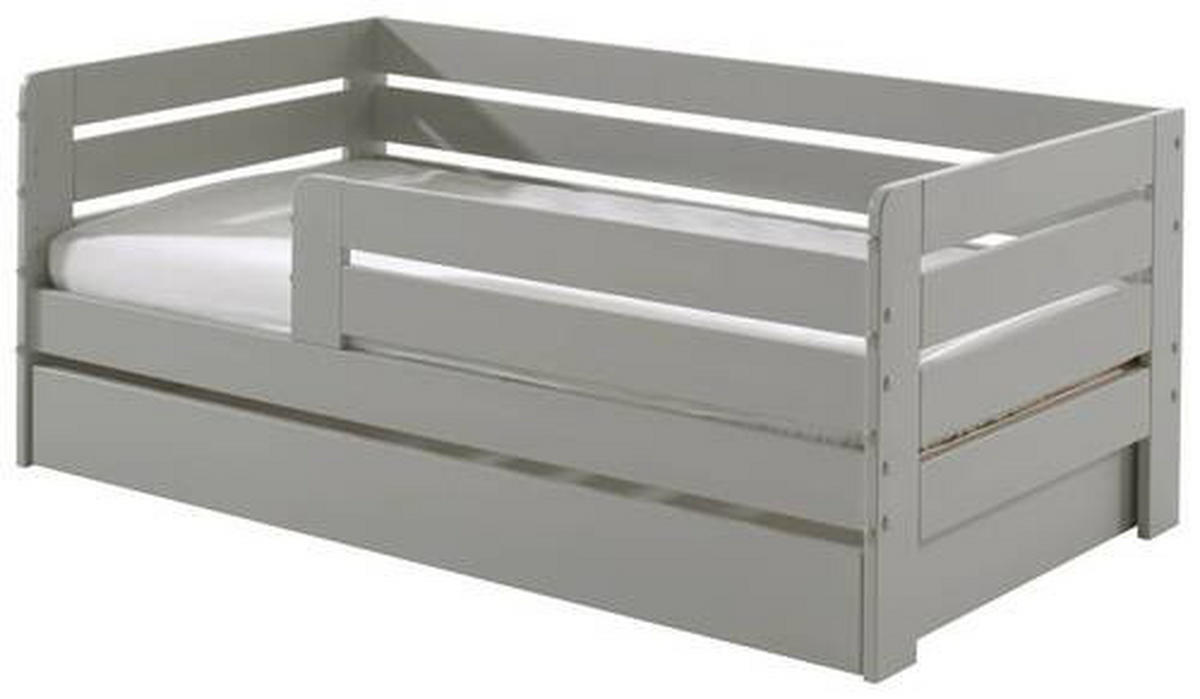 KINDER-/JUNIORBETT 70/140 cm  in Grau  - Kieferfarben/Grau, MODERN, Holz/Holzwerkstoff (70/140cm) - MID.YOU