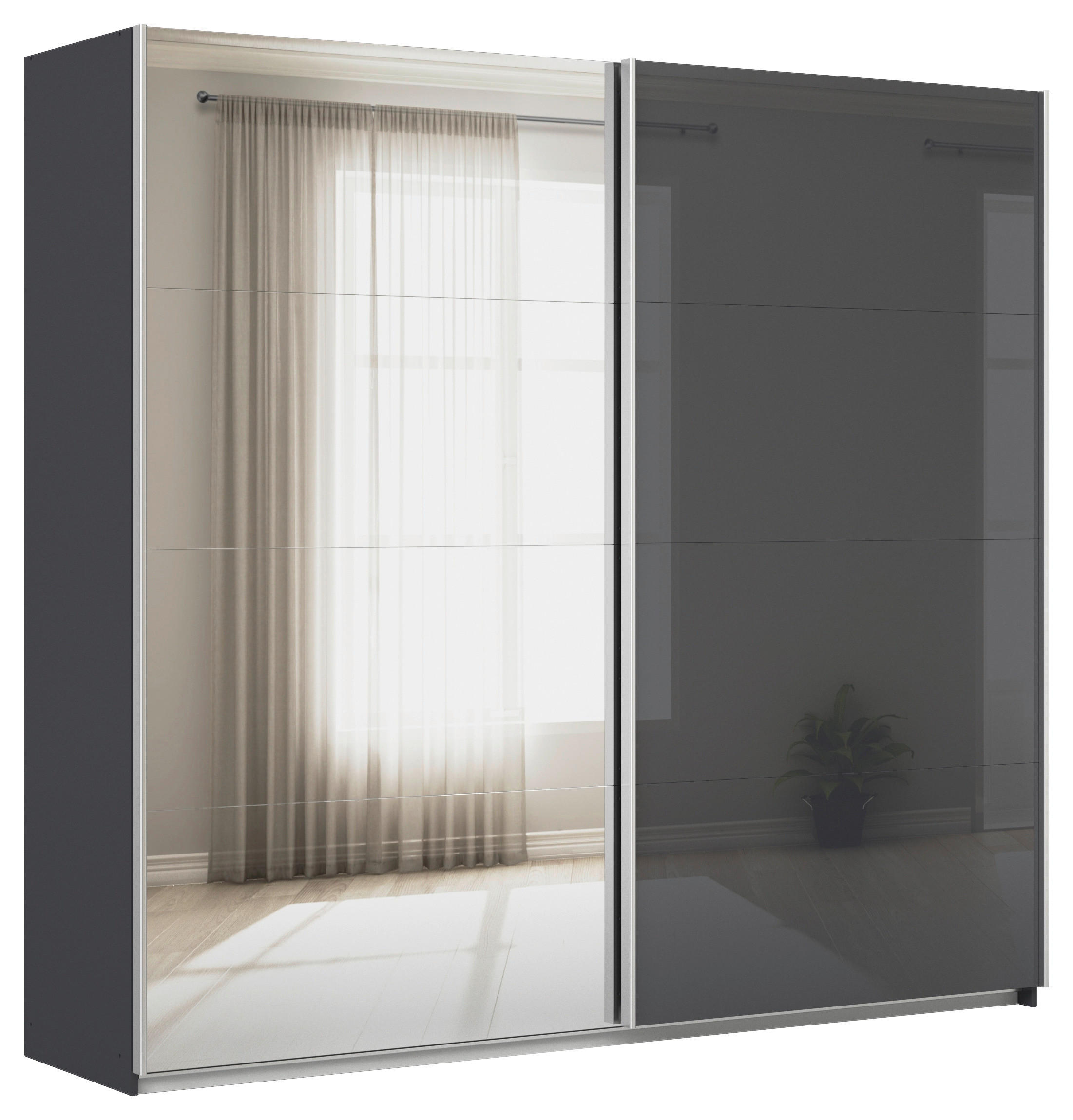 Schwebetürenschrank Mit Spiegel B: 225cm Feldkirch