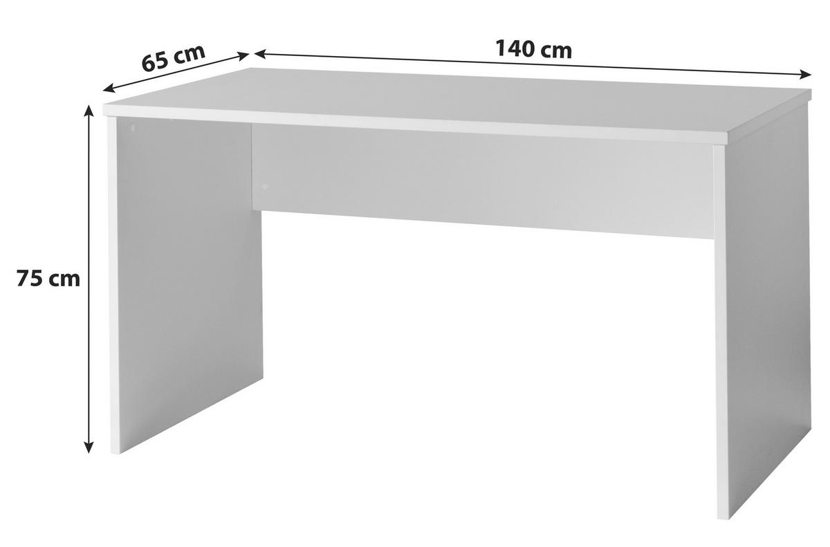 JUGENDSCHREIBTISCH 140/65/75 cm  - Anthrazit, MODERN, Holzwerkstoff (140/65/75cm) - MID.YOU