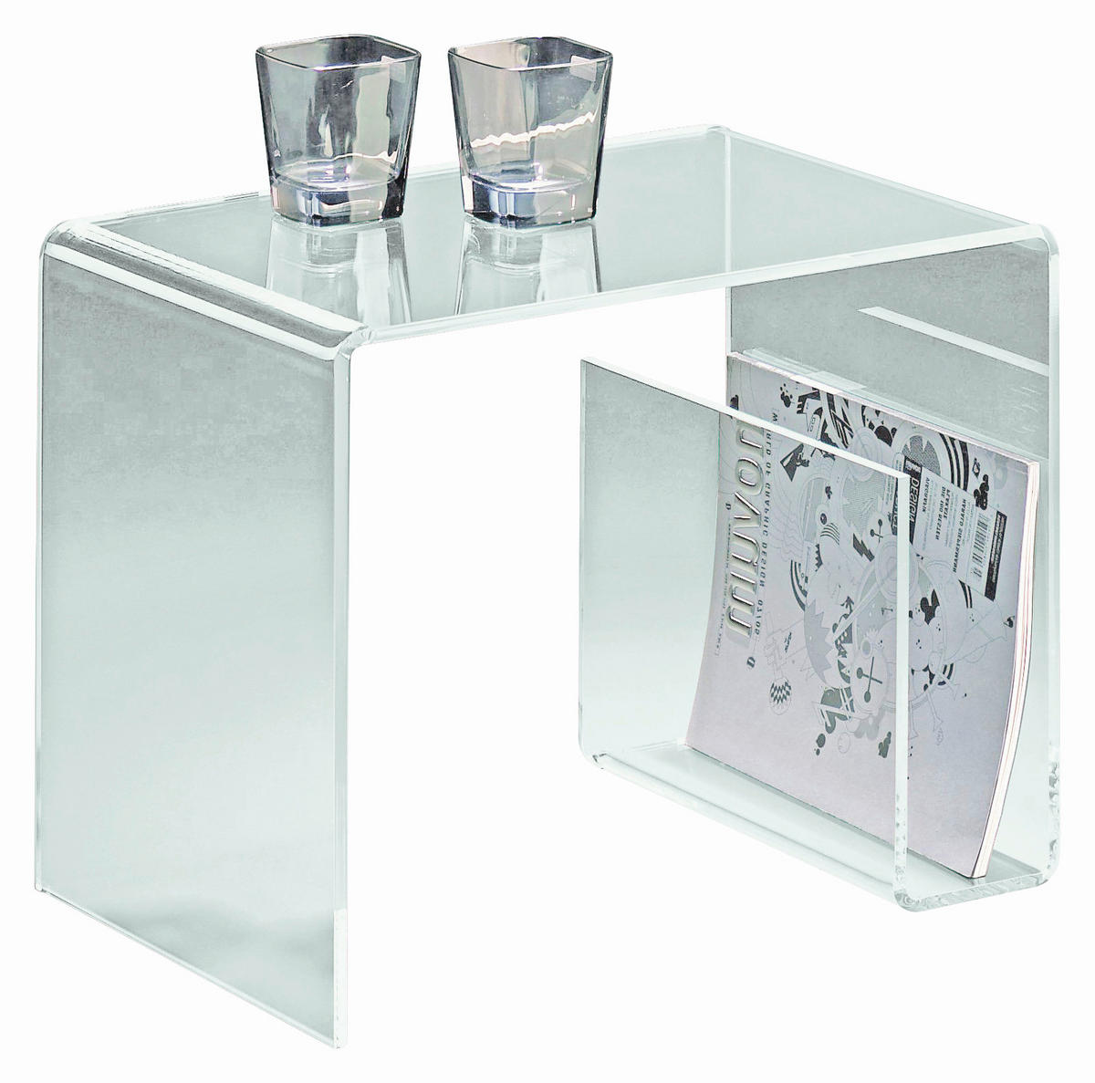 BEISTELLTISCH 48/32/38 cm Klar  - Klar, Design, Kunststoff (48/32/38cm)