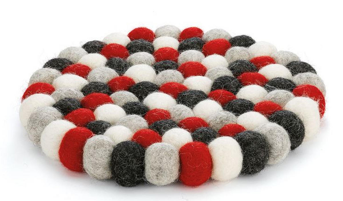 TOPFUNTERSETZER Textil Multicolor 21 cm  - Multicolor, Basics, Textil (21cm) - Cilio