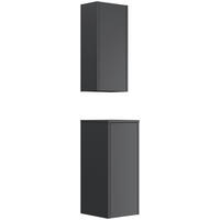 HÄNGESCHRANK  - Graphitfarben, MODERN, Holzwerkstoff - MID.YOU