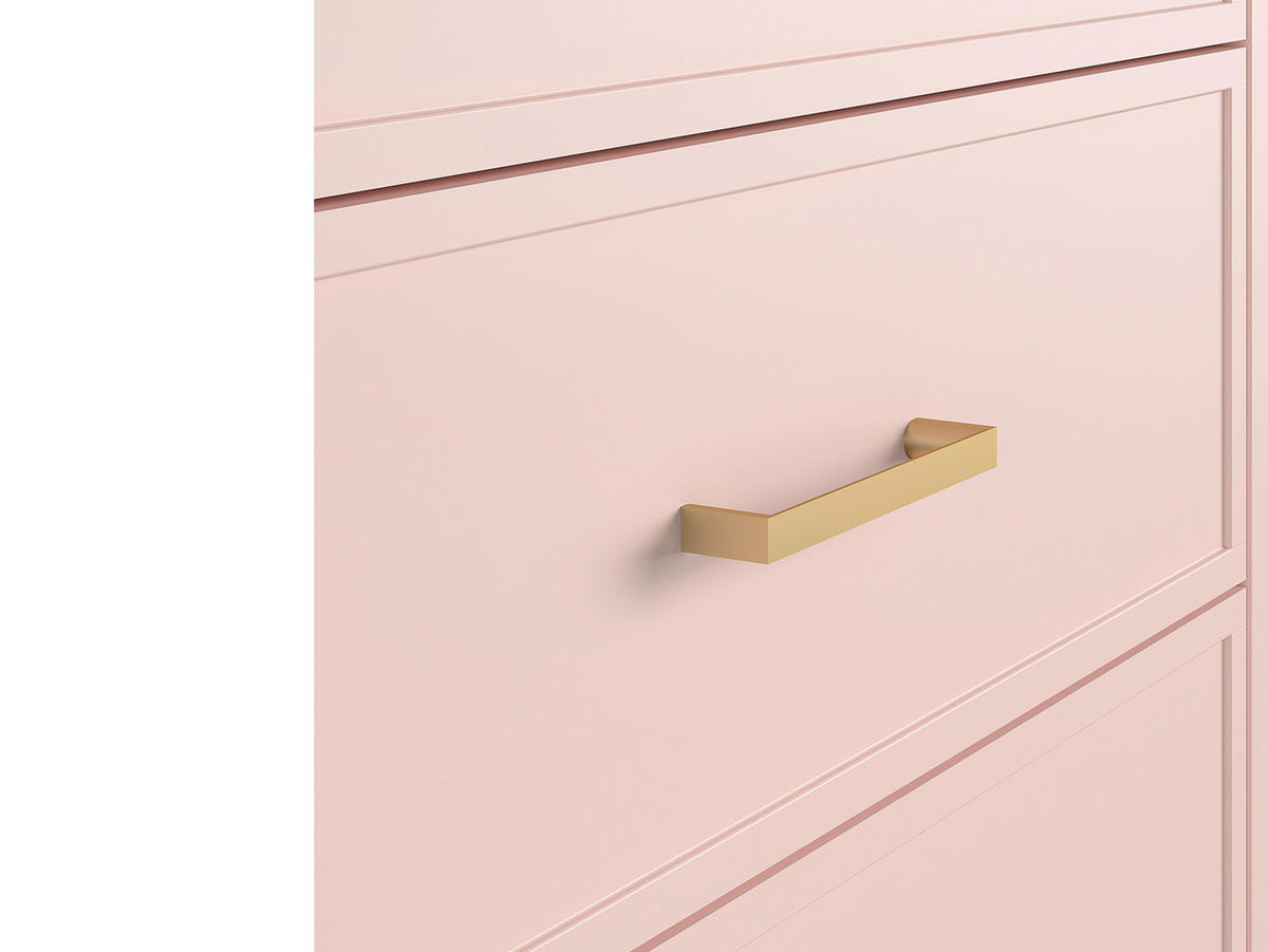 KOMMODE  in 76/106/50 cm  - Bronzefarben/Rosa, Design, Holz/Holzwerkstoff (76/106/50cm) - MID.YOU