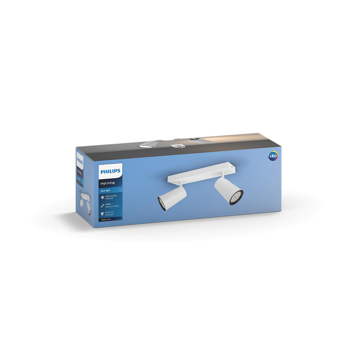 REFLEKTOR   9,2/24/7 cm            - bela, Basics, kovina (9,2/24/7cm) - Philips