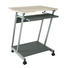 COMPUTERTISCH Alufarben, Eichefarben - Eichefarben/Alufarben, Basics, Kunststoff/Metall (60/75/48cm) - Carryhome COMPUTERTISCH Alufarben, Eichefarben - Eichefarben/Alufarben, Basics, Kunststoff/Metall (60/75/48cm) - Carryhome