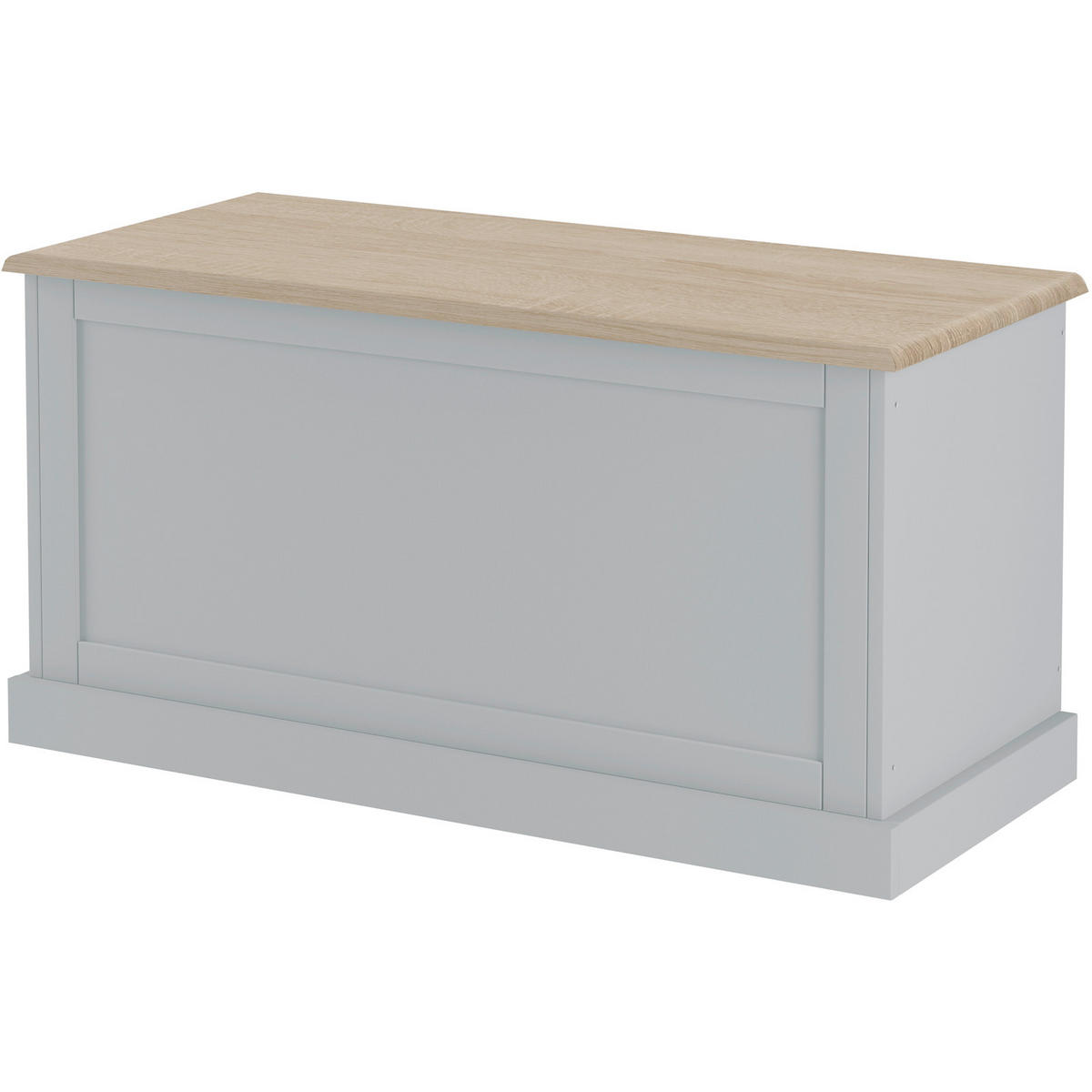 TRUHE in 80/45/40 cm  - Eichefarben/Grau, Design, Holzwerkstoff (80/45/40cm) - MID.YOU