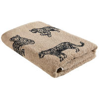 DUSCHTUCH 70/140 cm  - Beige/Schwarz, Trend, Textil (70/140cm) - Dieter Knoll