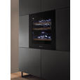 HIGHBOARD Mosel Weinschrank, 120/200/58 cm,  - Schwarz, KONVENTIONELL, Holzwerkstoff/Metall (120/200/58cm) - Carryhome