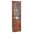 VITRINE in furniert, massiv Kirschbaum, Linde Nussbaumfarben - Silberfarben/Nussbaumfarben, LIFESTYLE, Glas/Holz (62/42/213cm) - Selva VITRINE in furniert, massiv Kirschbaum, Linde Nussbaumfarben - Silberfarben/Nussbaumfarben, LIFESTYLE, Glas/Holz (62/42/213cm) - Selva