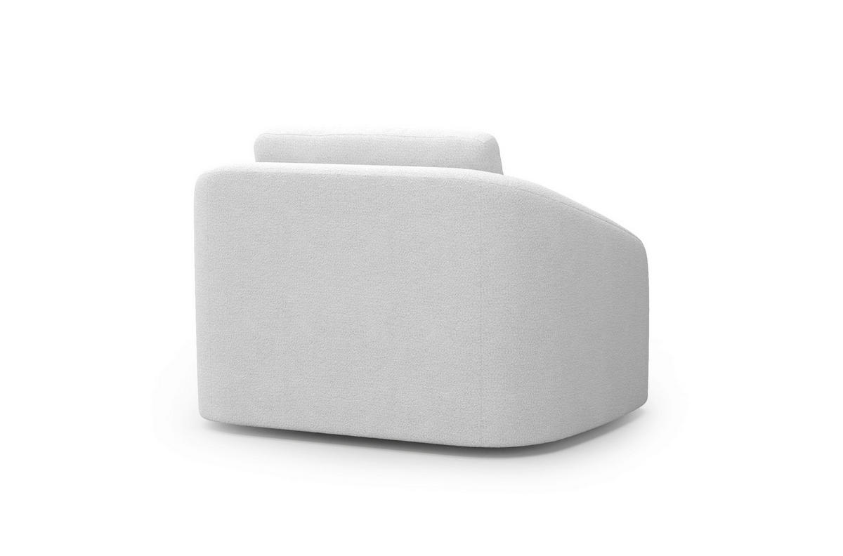 SESSEL in Flachgewebe Silberfarben  - Silberfarben/Schwarz, Modern, Kunststoff/Textil (116/88/104cm) - Sit & More
