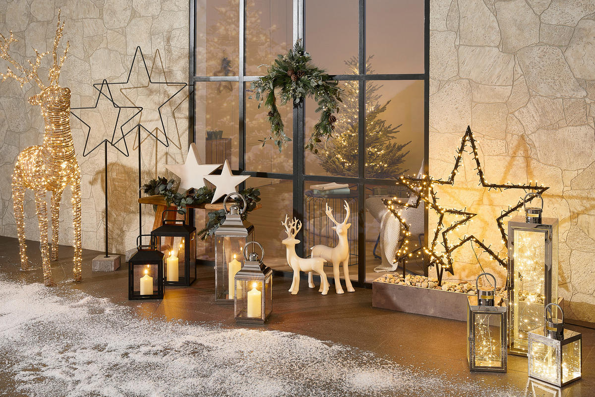 GIRLANDE Kunststoff  - Grün, KONVENTIONELL, Kunststoff (120,00/30,00/10,00cm) - X-Mas