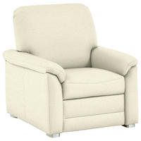 SESSEL Chenille Beige  - Beige/Alufarben, Konventionell, Textil/Metall (88/96/89cm) - Beldomo Comfort