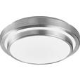 LED-DECKENLEUCHTE 29/9 cm   - Alufarben, Basics, Kunststoff/Metall (29/9cm) - Novel