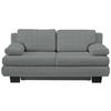 SCHLAFSOFA Grau  - Wengefarben/Grau, Design, Holz/Textil (203/94/100cm) - Novel