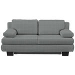 SCHLAFSOFA in Grau  - Wengefarben/Grau, Design, Holz/Textil (203/94/100cm) - Novel