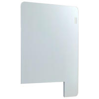 BADEZIMMERSPIEGEL 95/136/3 cm  - Silberfarben, KONVENTIONELL, Glas (95/136/3cm) - Dieter Knoll