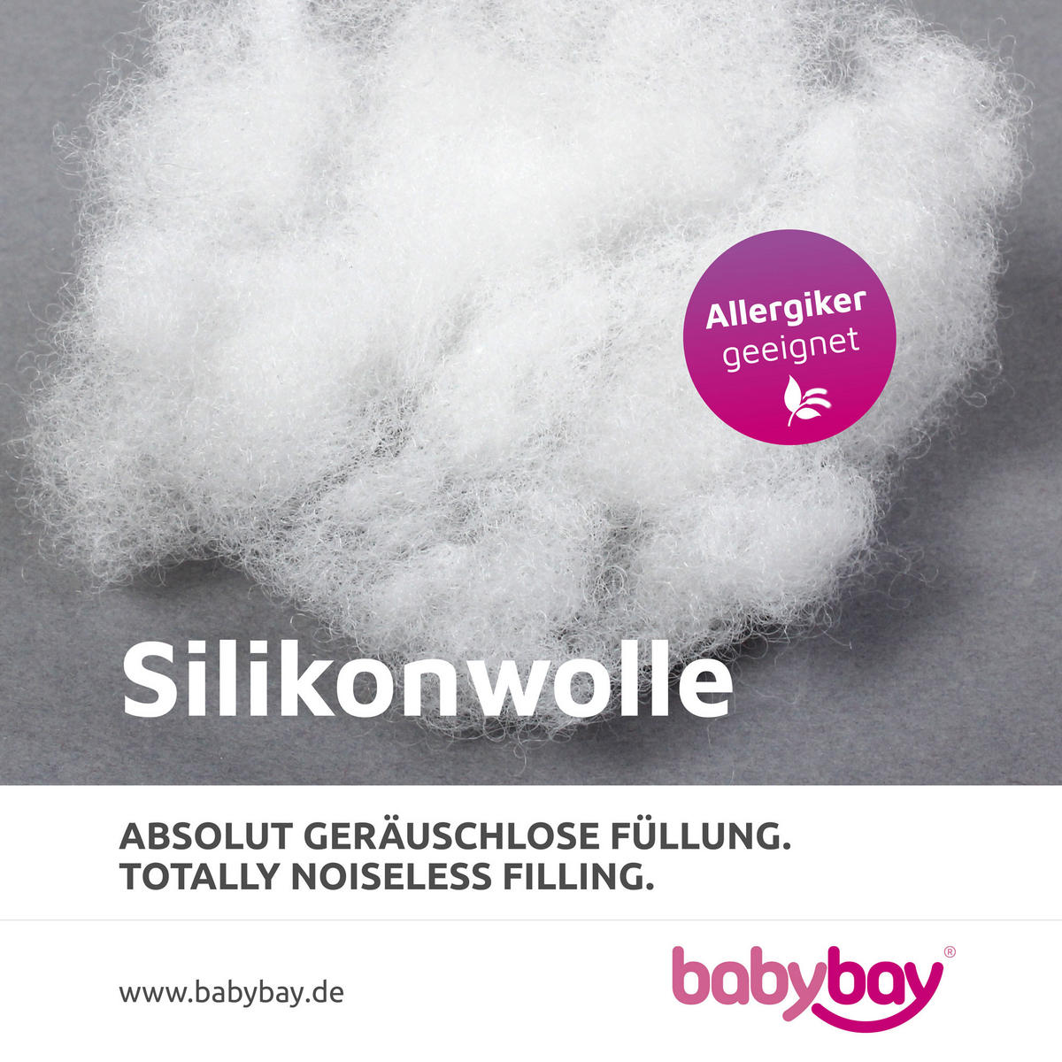 Nestchenschlange Piqué BABYBAY   9/180 cm  - Weiß/Grau, Basics, Textil (9/180cm) - Babybay