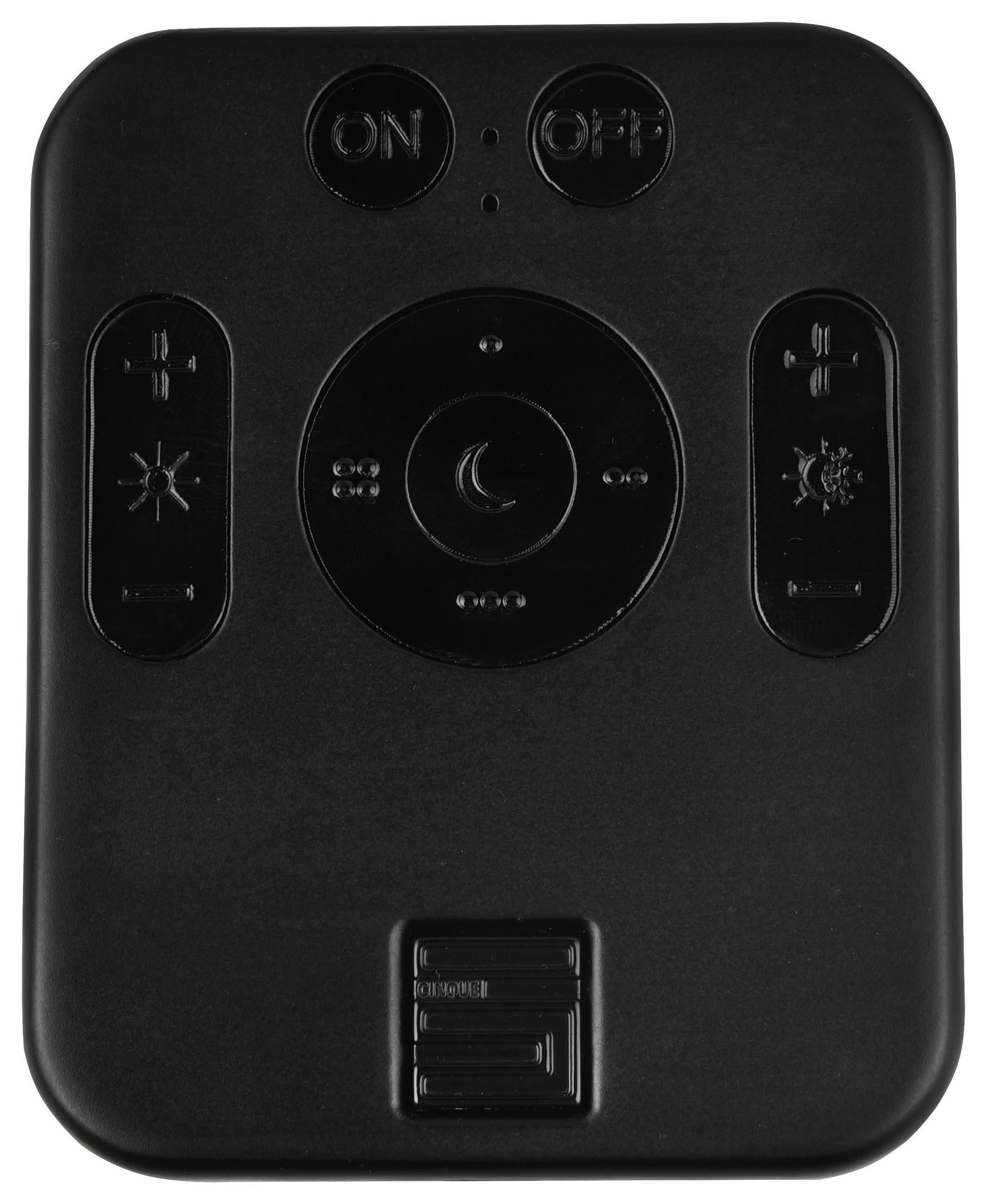 DALJINSKI UPRAVLJALNIK  CINQUE 3,7 W   5 V  - črna, Basics, kovina/umetna masa (10,3/0,8/8,3cm) - Cinque