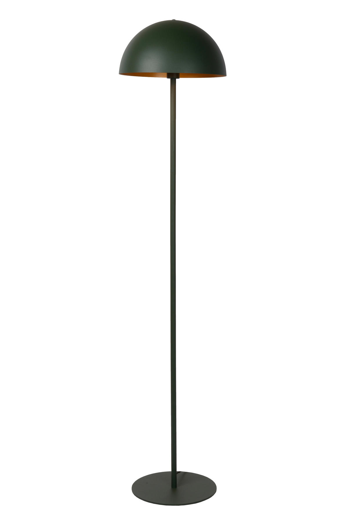 STEHLEUCHTE - Messingfarben/Grün, Design, Metall (160/35cm) - Lucide