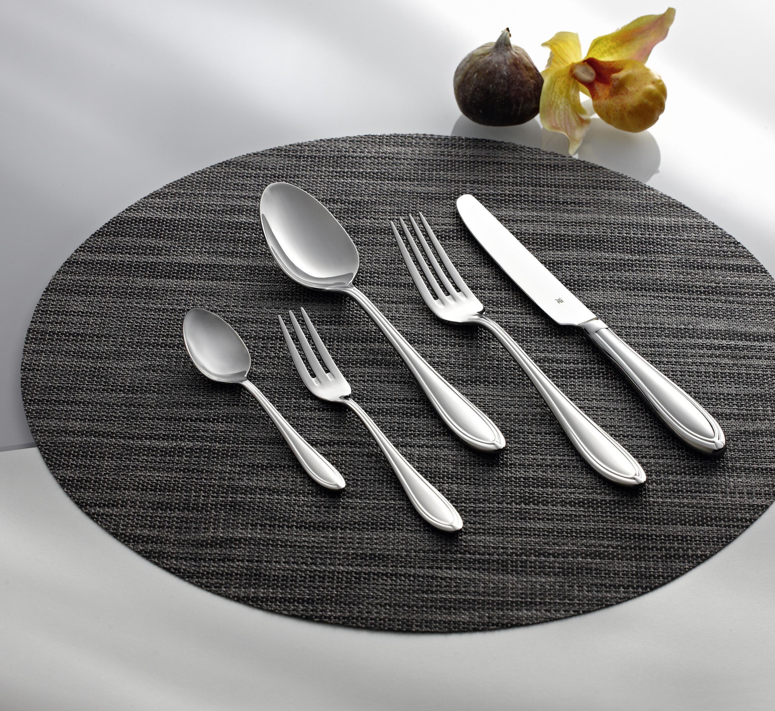BESTECKSET Verona  30-teilig  - Edelstahlfarben, Design, Metall - WMF