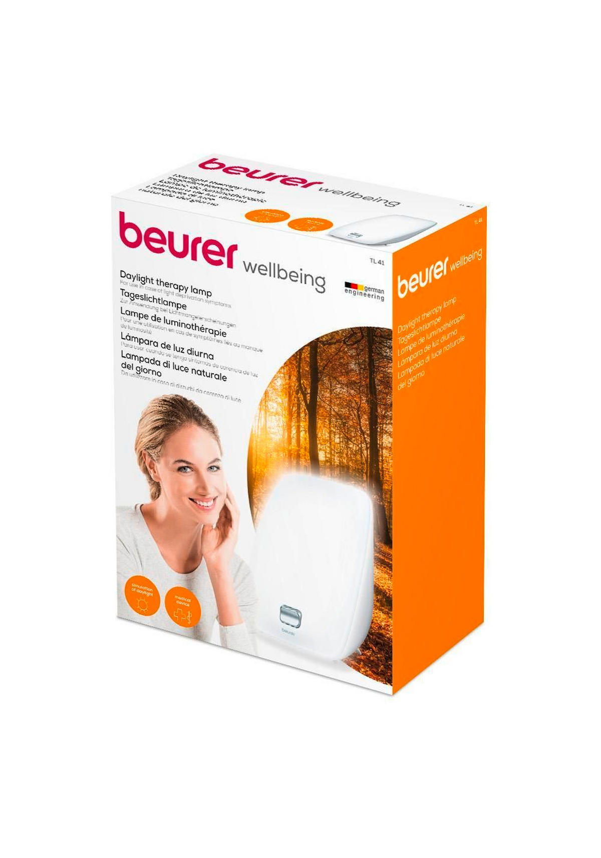 TAGESLICHTLAMPE - Weiss, Basics (14/31/26cm) - Beurer