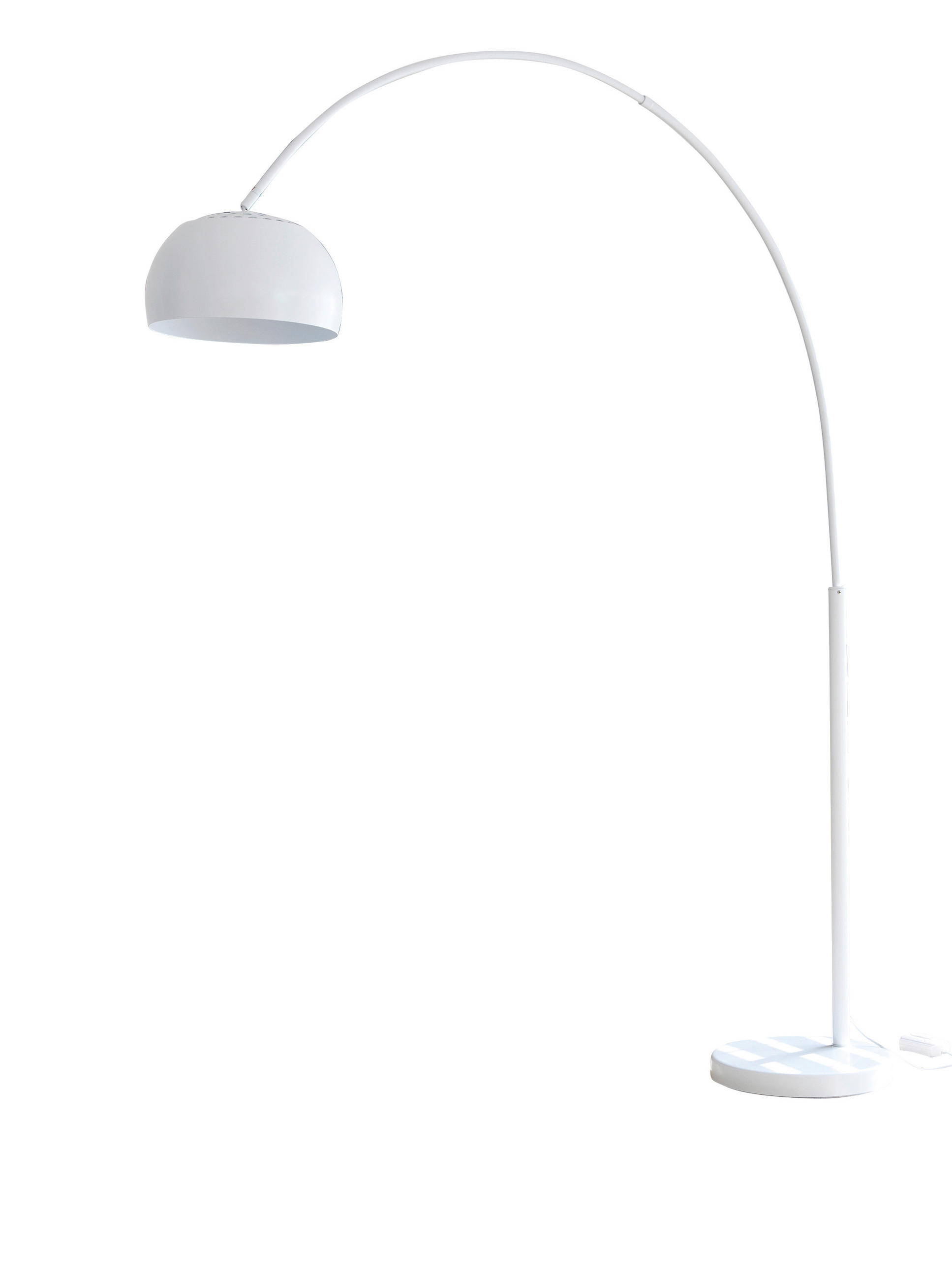 BOGENLEUCHTE  165/195/33 cm   - Weiß, Design, Stein/Metall (165/195/33cm) - P & B