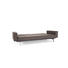 SCHLAFSOFA Braun - Chromfarben/Braun, Design, Textil (243/115/79cm) - Innovation