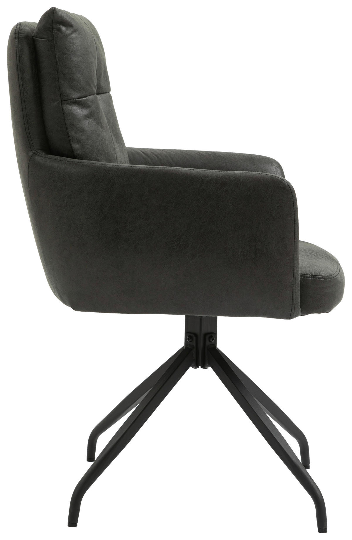 LIVETASTIC Armlehnstuhl drehbar Dunkelgrau kaufen 