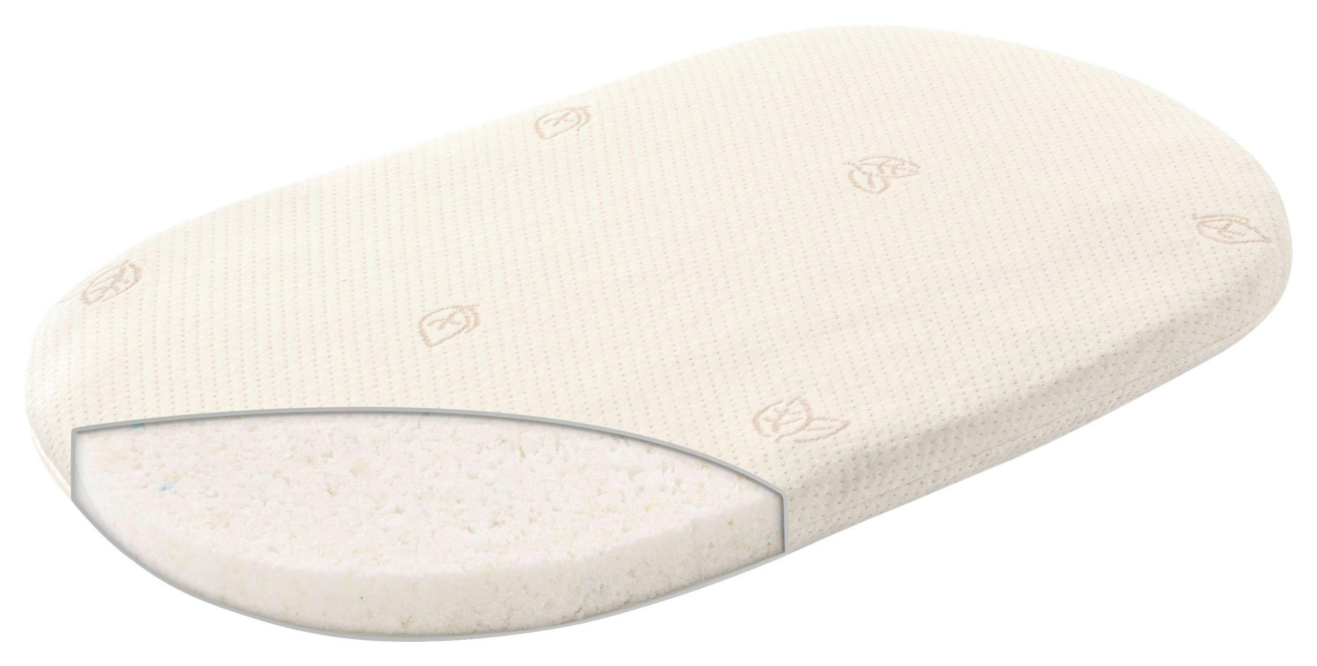 KINDERWAGENMATRATZE Vegie   33/77 cm   - Basics, Textil (33/77cm) - Träumeland