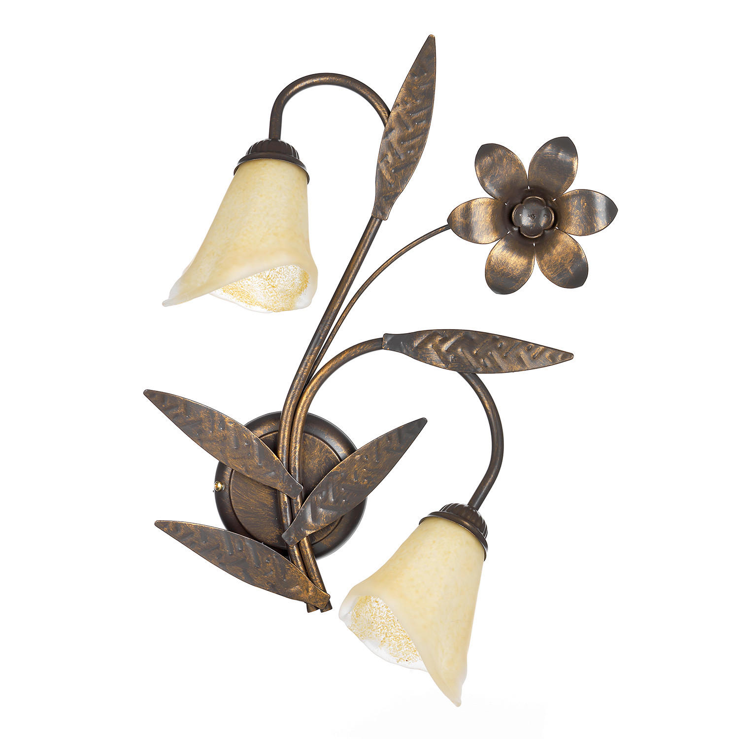 XXXLutz Wandleuchte Bronze 47x25x35 cm