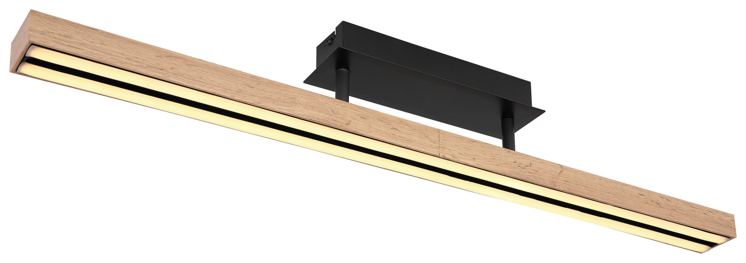 LED SVJETILJKA STROPNA  - crna/opalna, Design, metal/plastika (81,5/7,5/14cm) - Globo