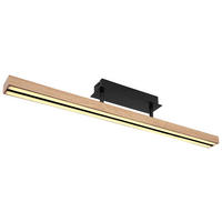 LED SVJETILJKA STROPNA  - crna/opalna, Design, metal/plastika (81,5/7,5/14cm) - Globo