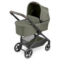 KOMBIKINDERWAGEN  City Life  Avocado  - Schwarz/Olivgrün, Basics, Textil/Metall (82,0/52,0/107,5cm) - ABC Design