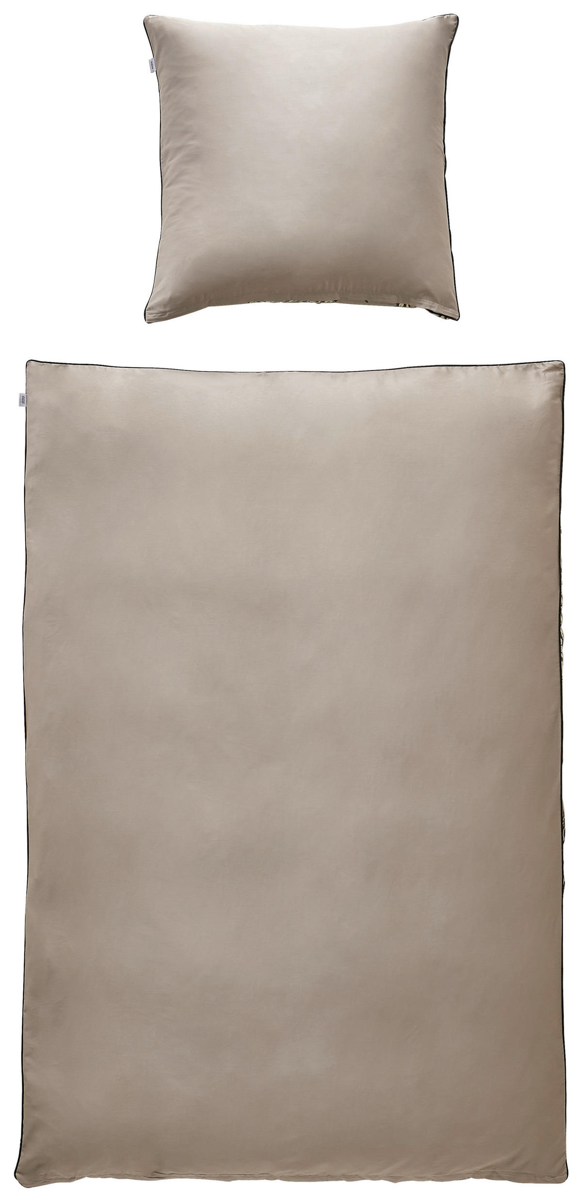 WENDEBETTWÄSCHE Emma Satin 135/200 cm  - Beige/Altrosa, KONVENTIONELL, Textil (135/200cm) - Schöner Wohnen