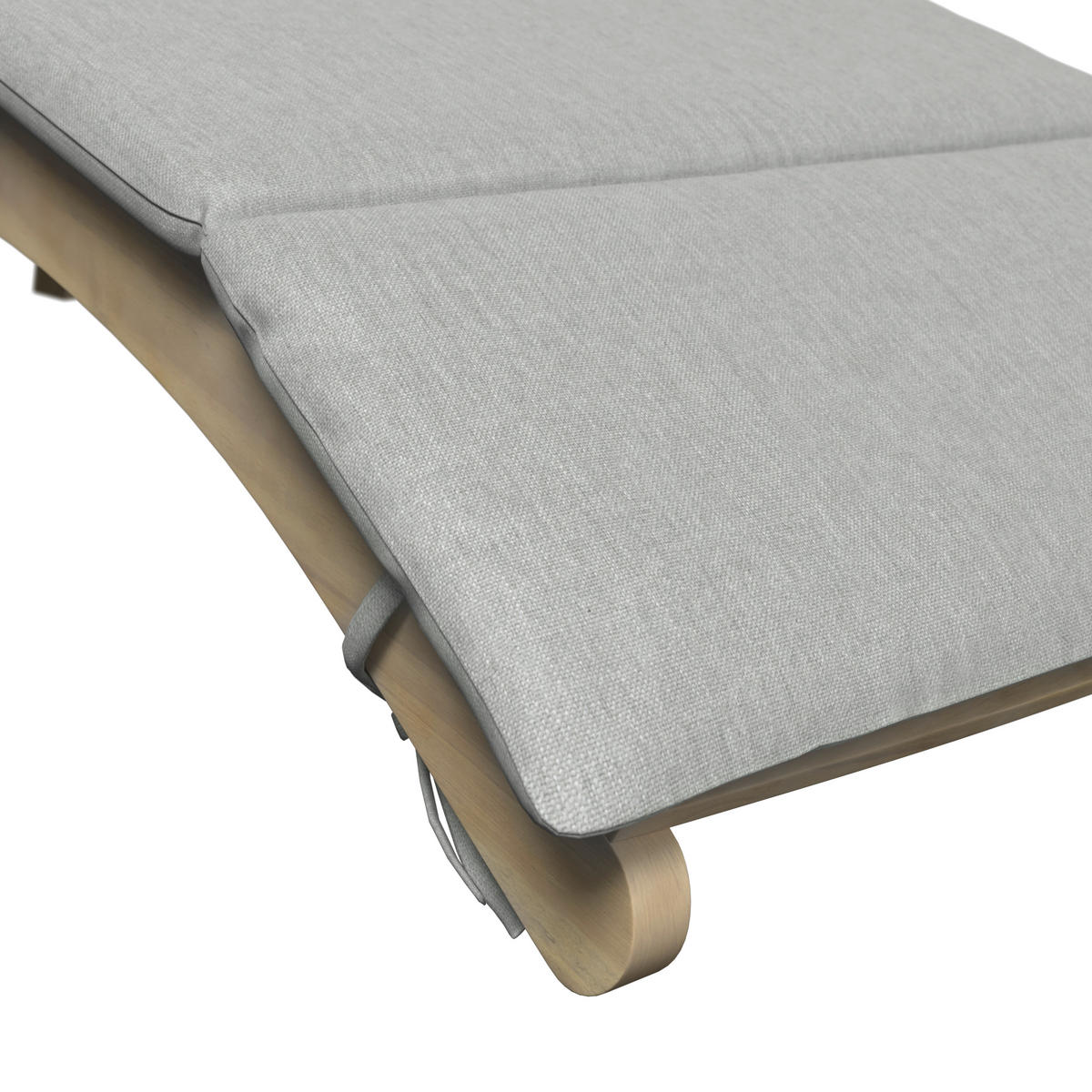 GARTENLIEGE 170/55/54 cm  - Akaziefarben, Natur, Holz/Kunststoff (170/55/54cm) - Ambia Garden