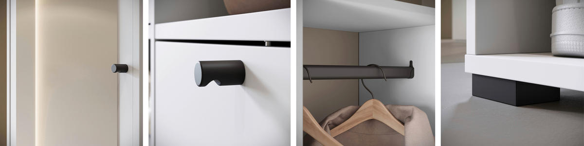 GARDEROBE  in 90/190/33 cm  - Weiss, Trend, Holzwerkstoff (90/190/33cm) - MID.YOU